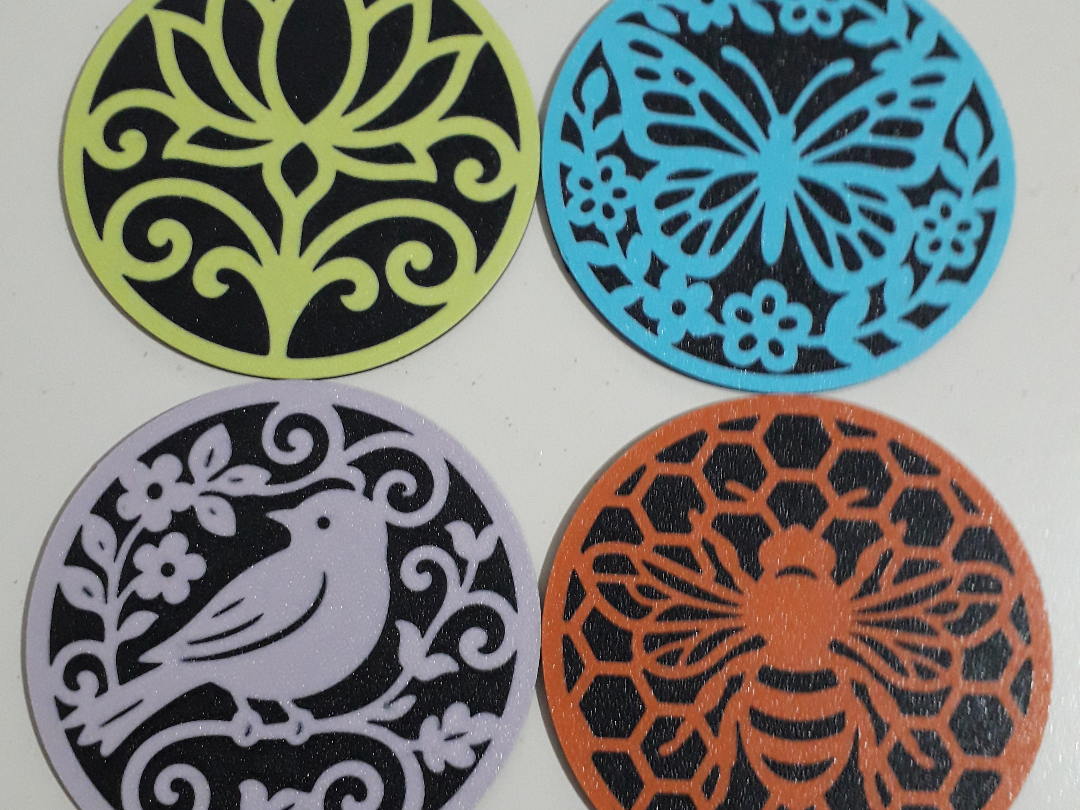 Nature coasters (set of 4)
