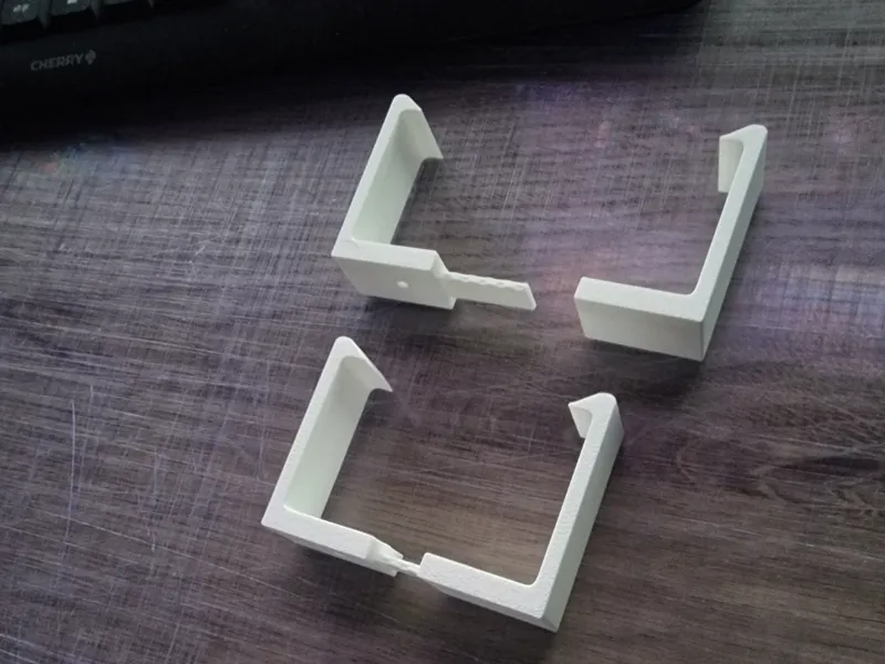 Simple Power Strip Clamp (2-Piece, Easy Mount)