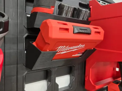 Packout wall bit case holder 