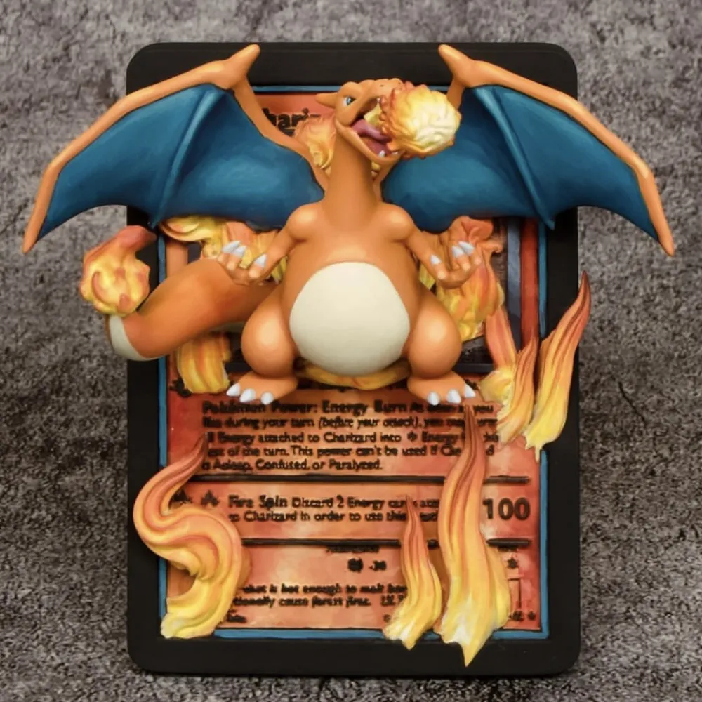 Charizard 3D Printable Pokmon Card; Pokemon TCG - Free 3D Print Model - MakerWorld Charizard 3D Printable Pokmon Card; Pokemon TCG - Free 3D Print Model - MakerWorld