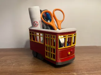 Streetcar New Orleans desk organizer