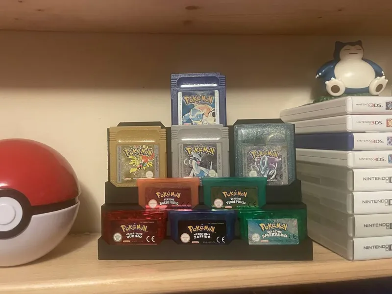 Pokemon Gameboy Collection Display Tower Holder