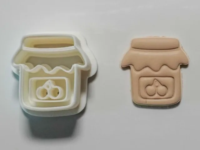 Jam Jar Polymer Clay Cutter Earrings Necklaces
