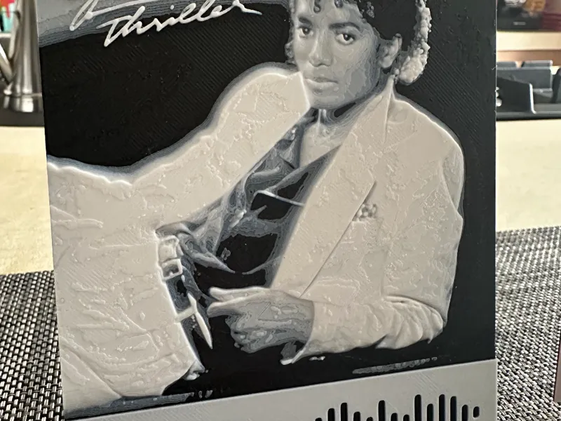 Billie Jean (HueForge) Spotify CODE