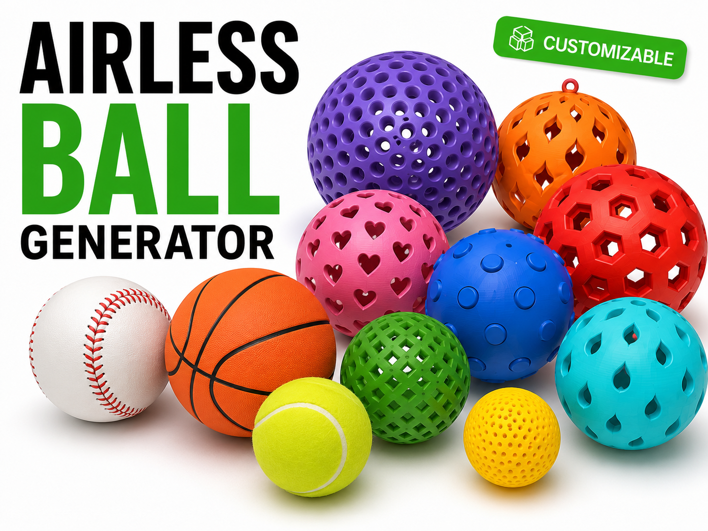 Parametric Airless Ball Generator | Custom Balls