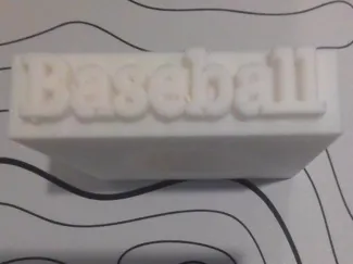Baseball Stand - Easy Cool Print