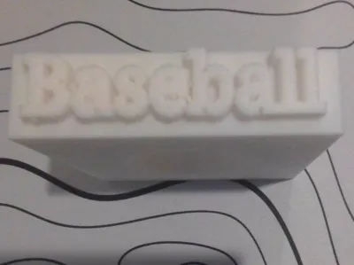 Baseball Stand - Easy Cool Print