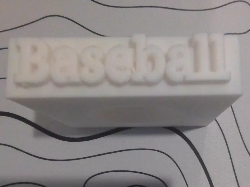 Baseball Stand - Easy Cool Print