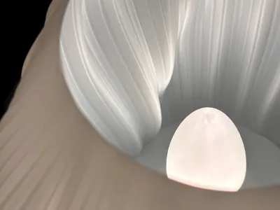 The Helical Petal Lamp