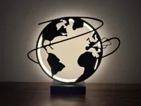 Lampe anneau LED à panneaux interchangeables — photo 2