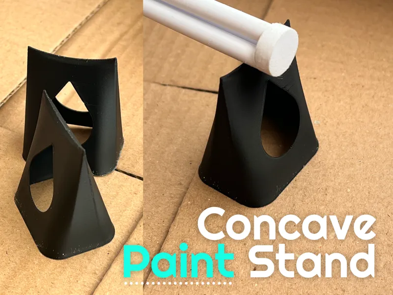 Concave Paint Stand