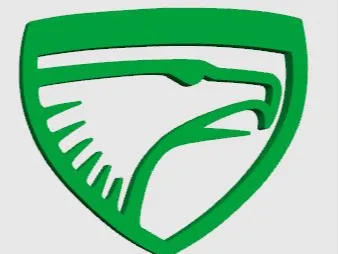 Eagle car logo for wall 
