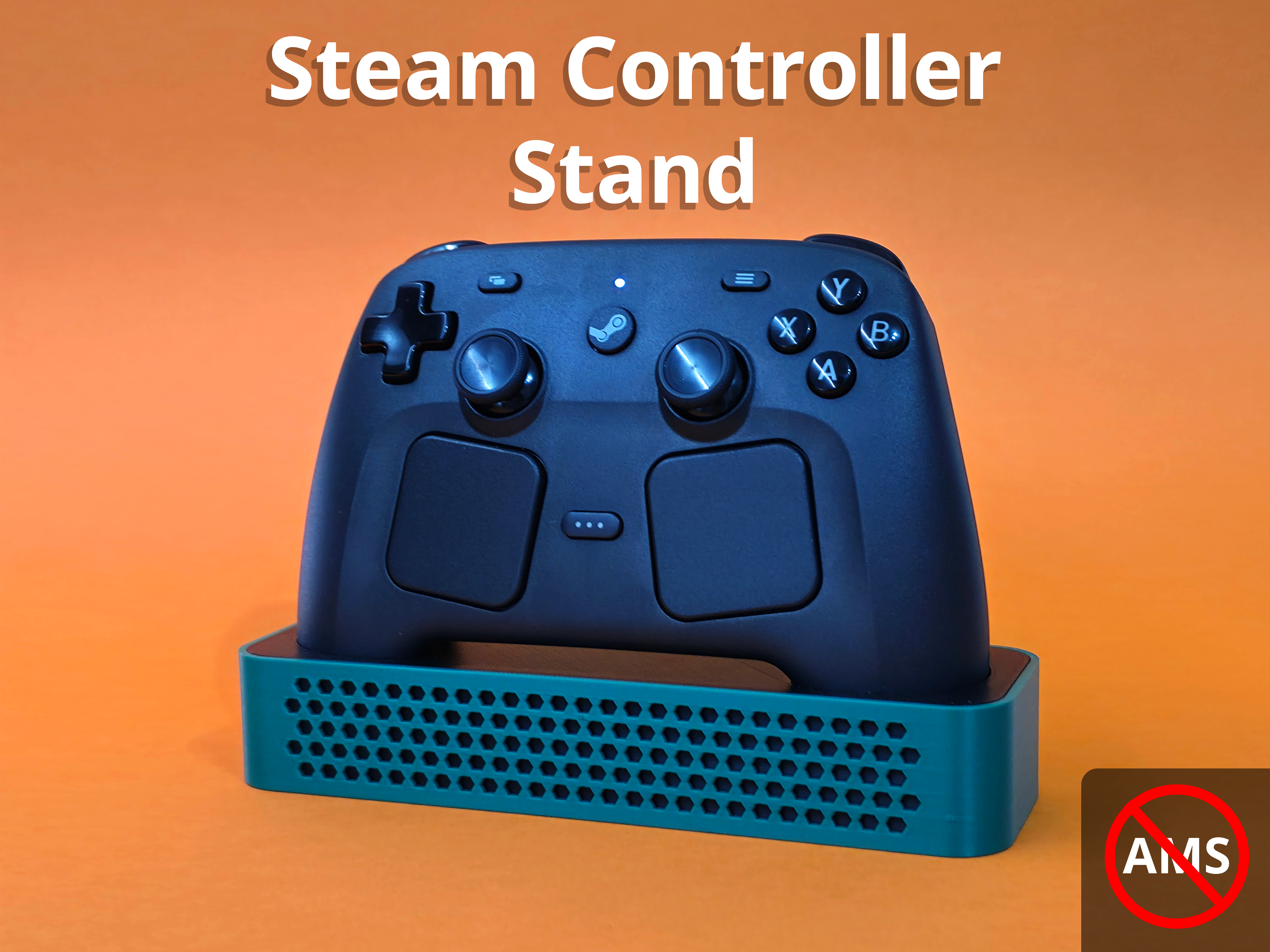 Miniatura 2 do modelo 3D Modern Steam Controller Stand 