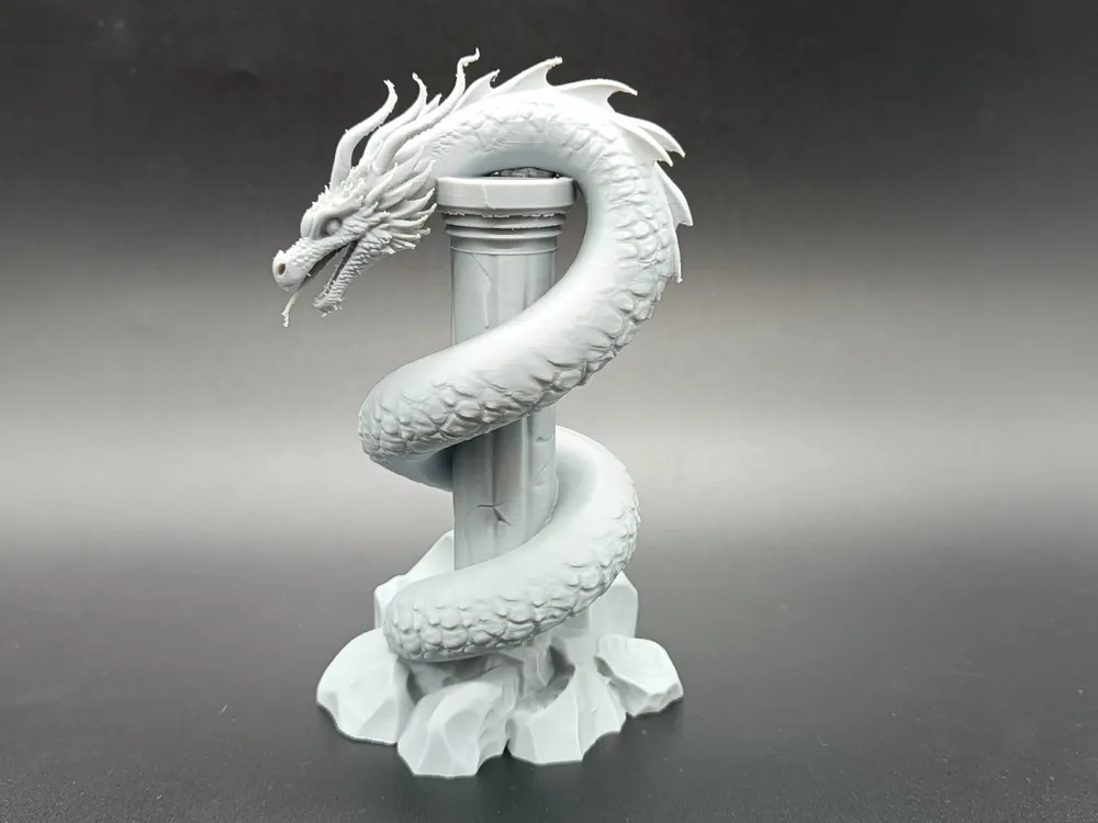 Fantasy Dragon - Free 3D Print Model - MakerWorld