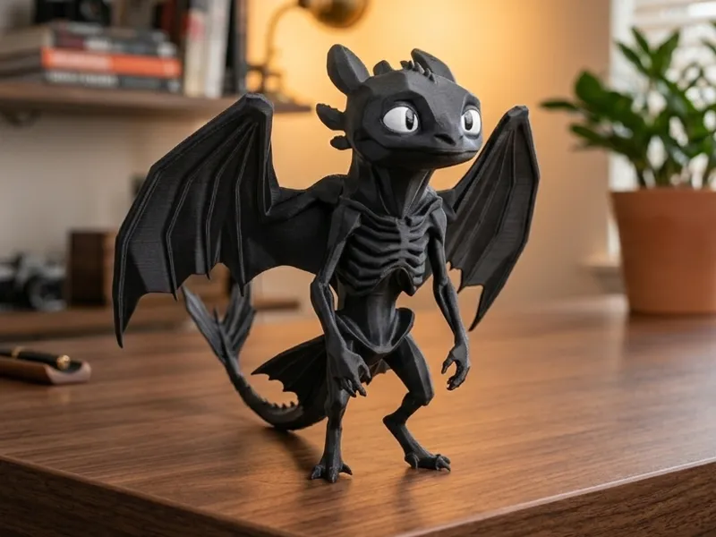 Toothless dragon (SLIM)