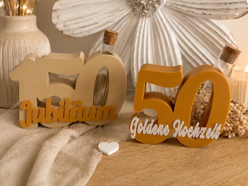 150 Jubiläum – Personalisierte Jubiläumsdeko