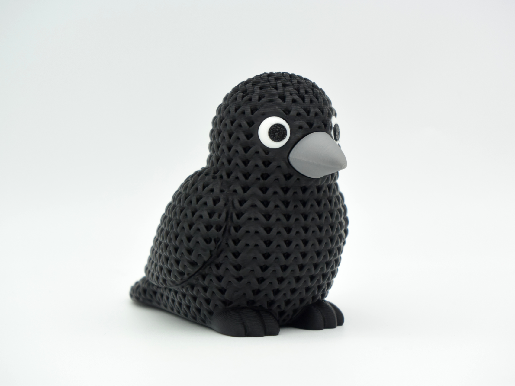 Knitted Crow