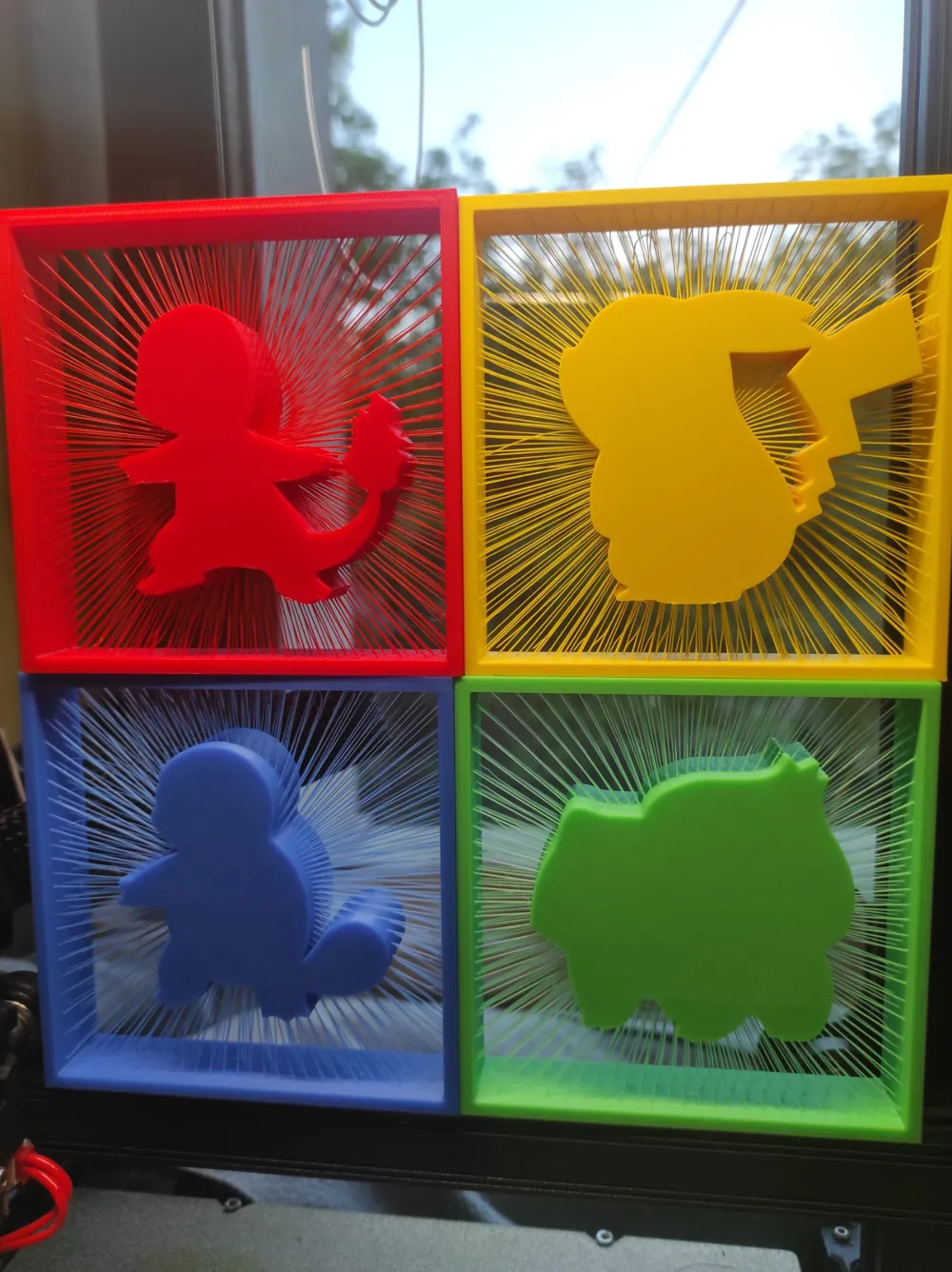 Suspended Pokemon starters Kanto region desk decor - Free 3D Print ...