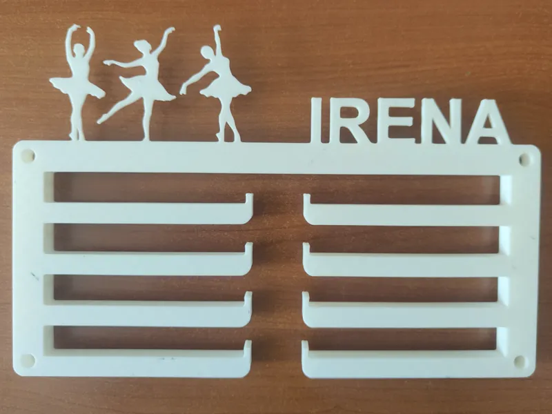 Ballet Medal Holder – Custom Name