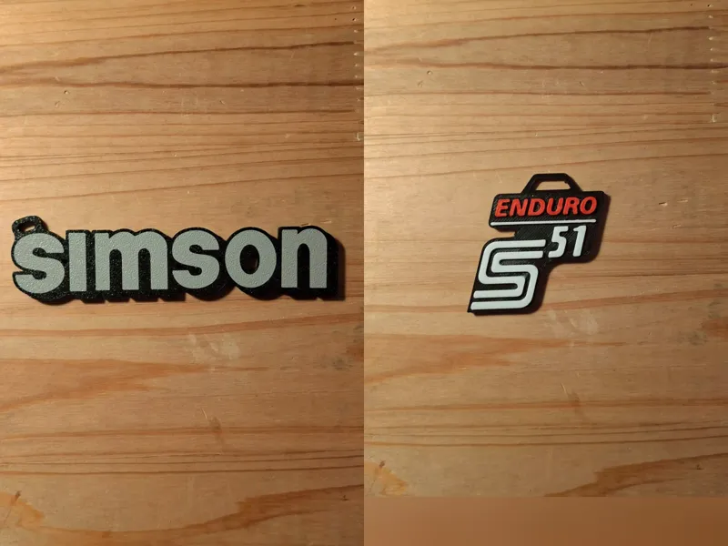 Simson S51 Logos - Keyrings