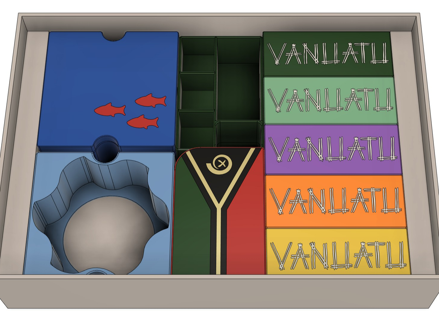 VANUATU Brettspiel Insert