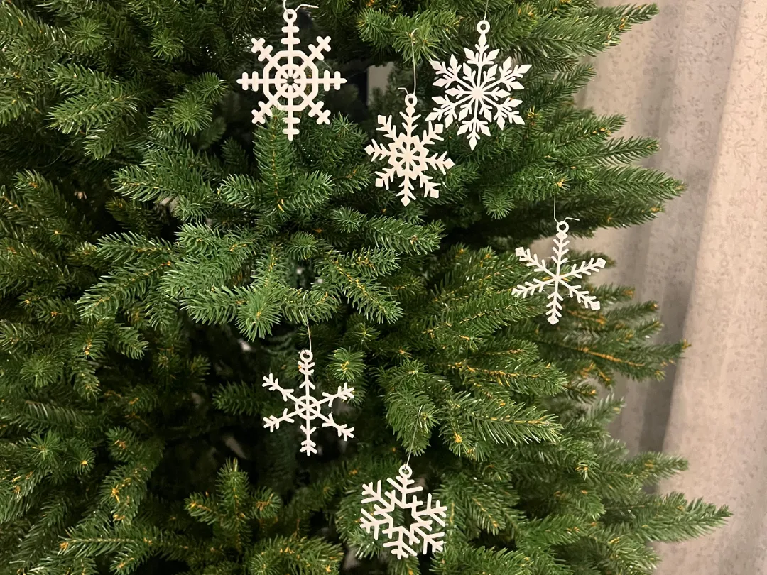 Collection de flocons pour sapin de Noël