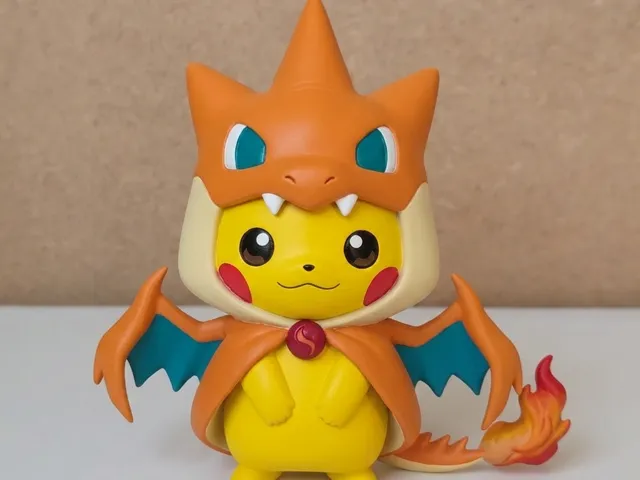 [#025] Charizard Poncho Pikachu