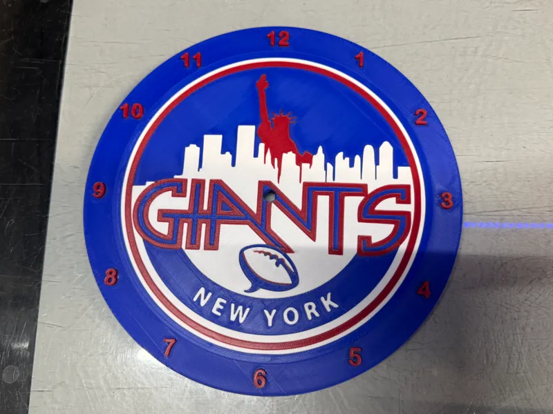 New York Giants Clock 1