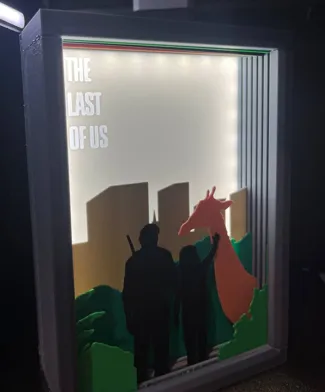 The last of us Shadowbox Ellie and giraffe