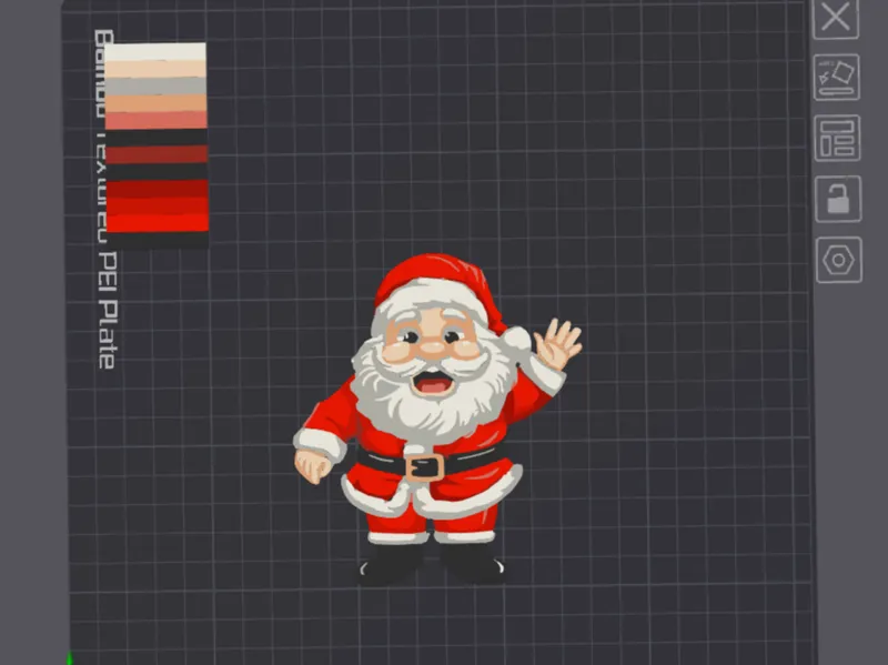 2D Weihnachtsmann