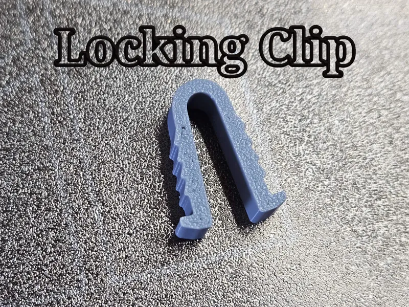 Mosquito net locking clip