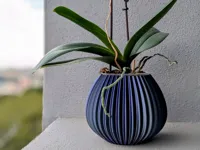 Vase sculptural organique — photo 1