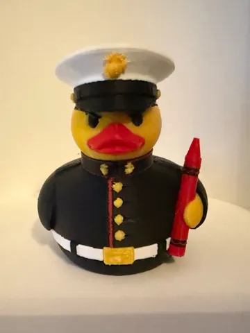 Modelo para impresión 3D: Marine Duck — vista de referencia 2
