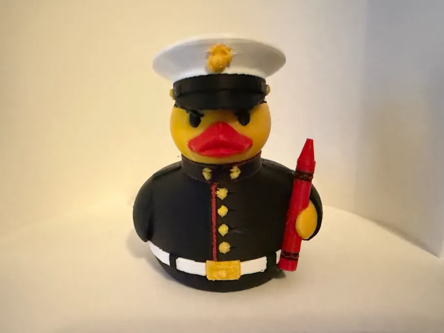 Modelo para impresión 3D: Marine Duck. Referencia del modelo original.
