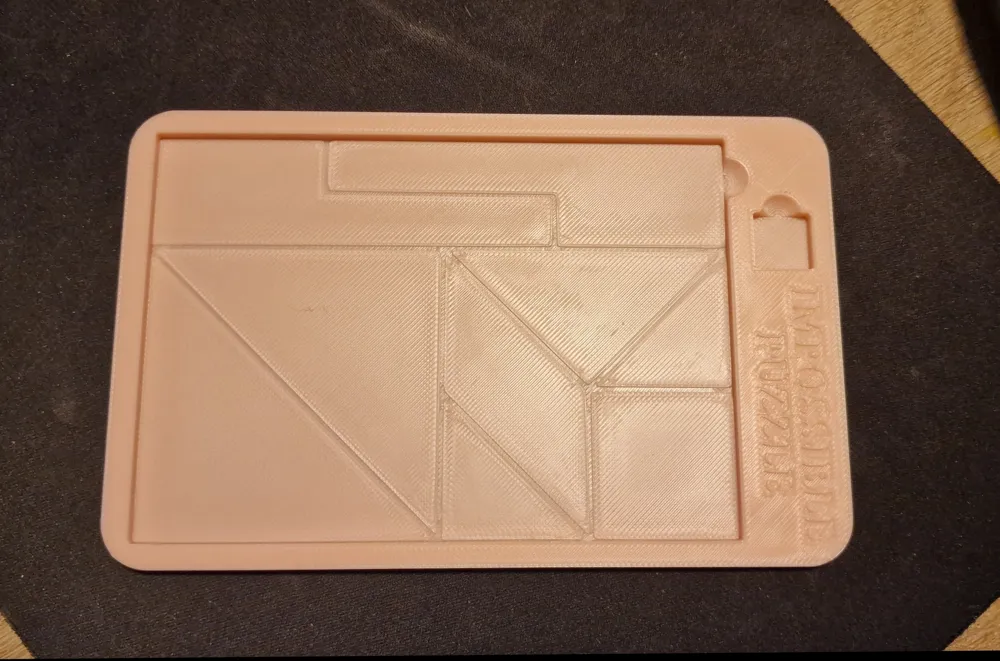 Impossible puzzle (no AMS needed) - Free 3D Print Model - MakerWorld