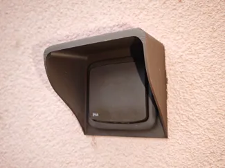 Exterior cover for sockets and switches