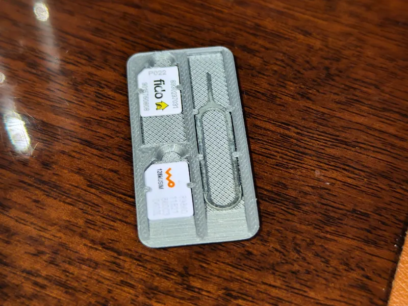 Ultra compact SIM card holder