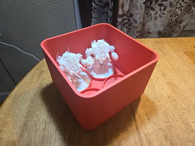 Stackable Miniature Bins (90mm bases)