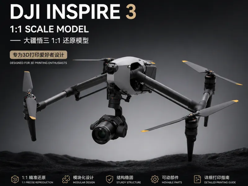 大疆悟三1：1模型