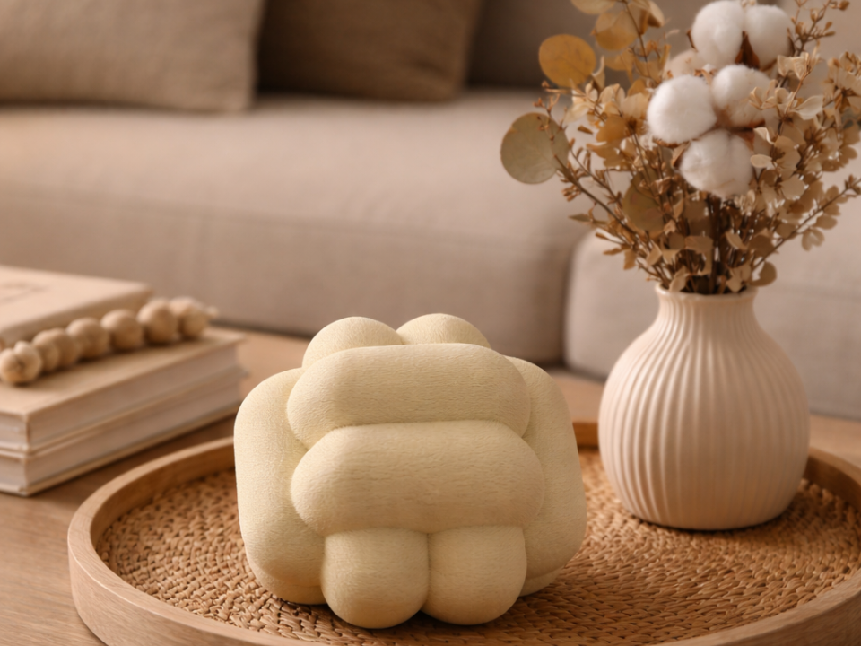 Nordic Soft Knot – Minimalist Sculptural Decor