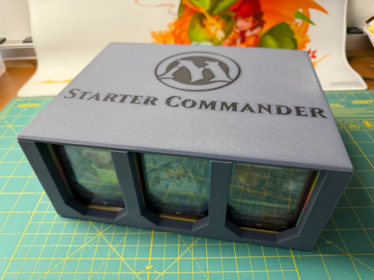 4 5 and 6 Commander Deck Play Box Storage - Free 3D Print Model ...