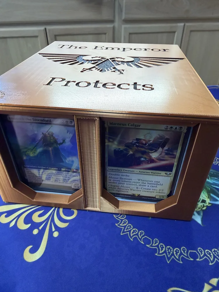 4 5 and 6 Commander Deck Play Box Storage - Free 3D Print Model ...