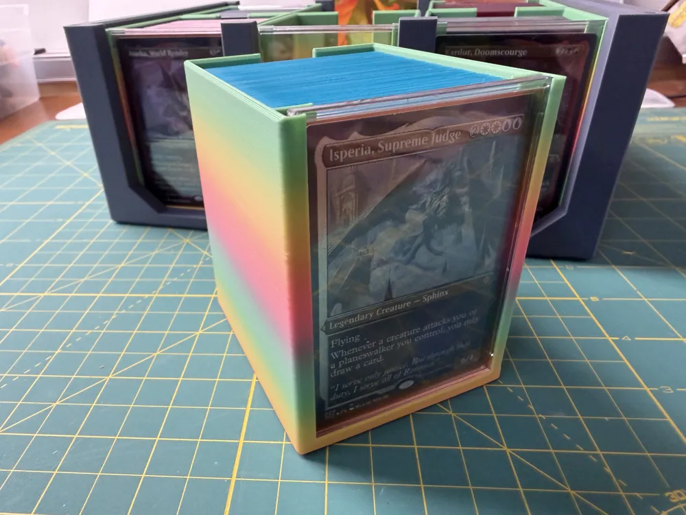 4 5 and 6 Commander Deck Play Box Storage - Free 3D Print Model ...