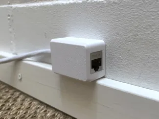 Surface mount keystone RJ45 connector, parametric