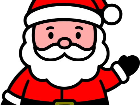 Happy Santa Christmas Earrings