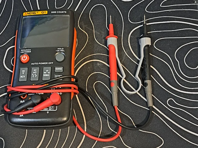 Aneng Q1 - multimeter probe tweezers (ɸ9mm)