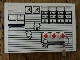 Pokemon Key Holder Starter Screen
