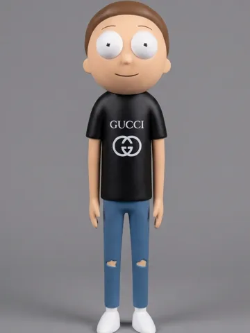 Accesorio para impresora 3D: Gucci Morty (Vibe with me) — vista de referencia 2