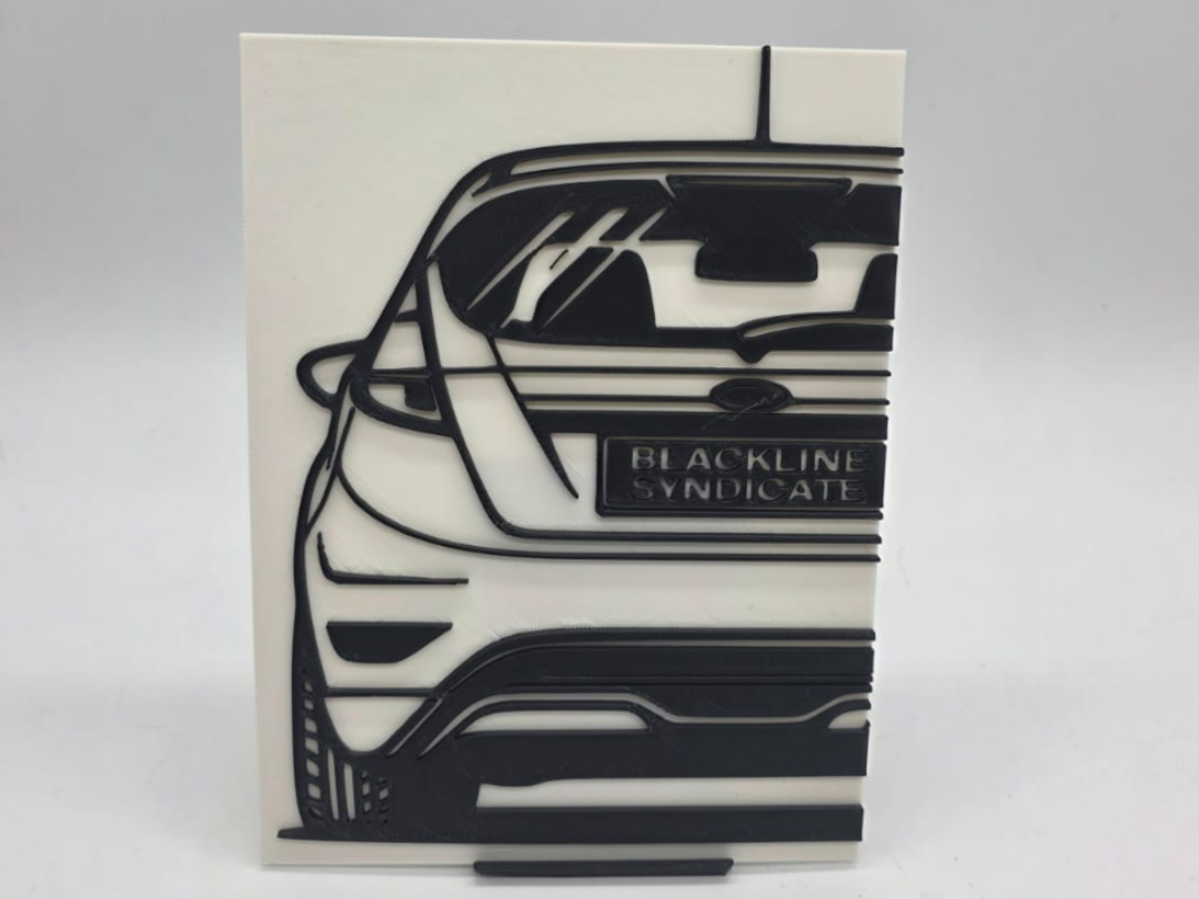 2D Wall Art Ford Fiesta ST 2013-2017