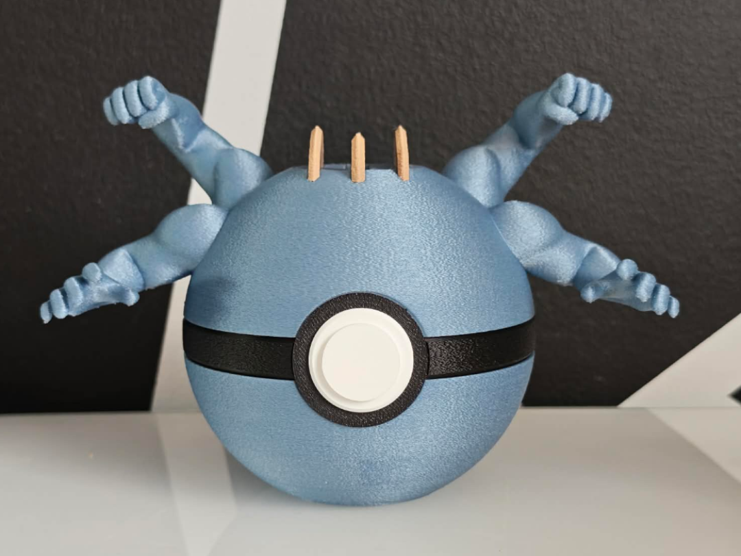 Machamp Pokeball Piggy Bank Money Saving Box 